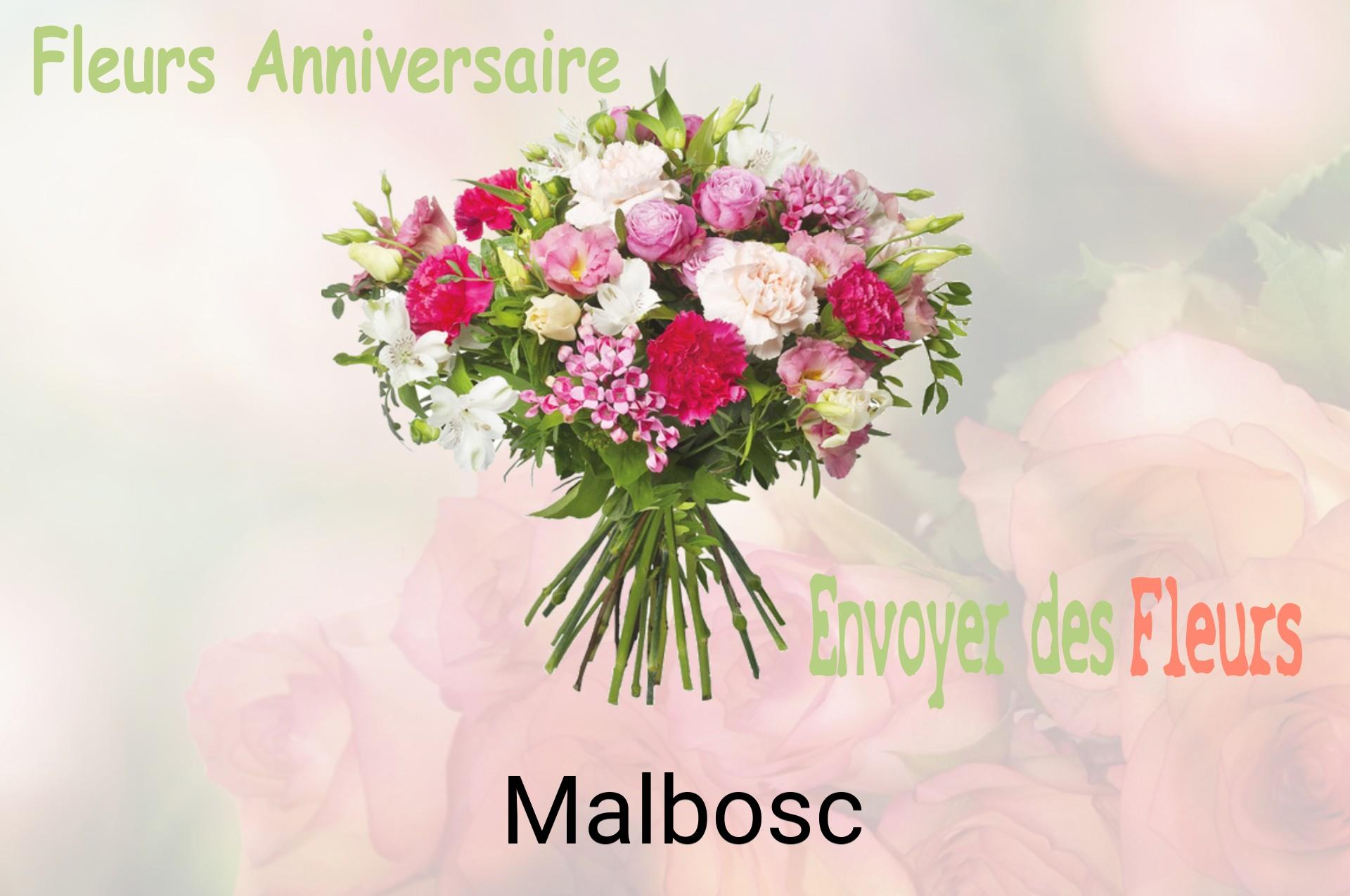 Bouquet de fleurs d’anniversaire livré à Malbosc