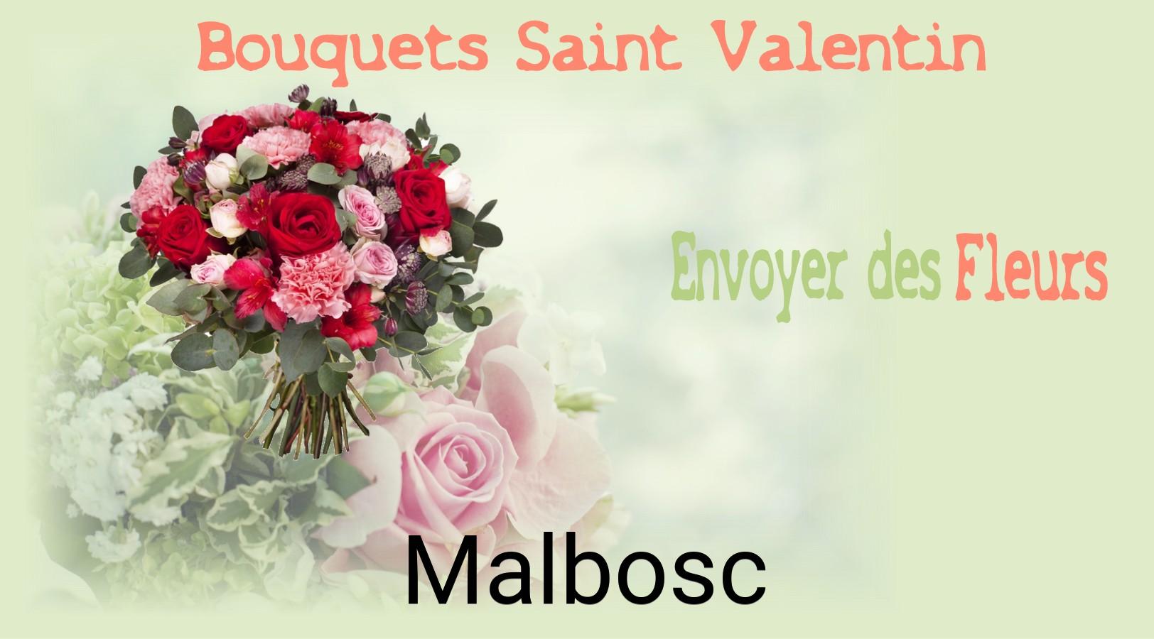 Roses de Saint-Valentin livrées à Malbosc